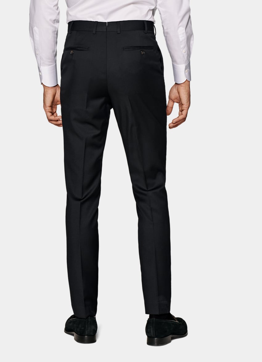 Black Perennial Napoli Suit | Pure Wool S110's Single Breasted ...