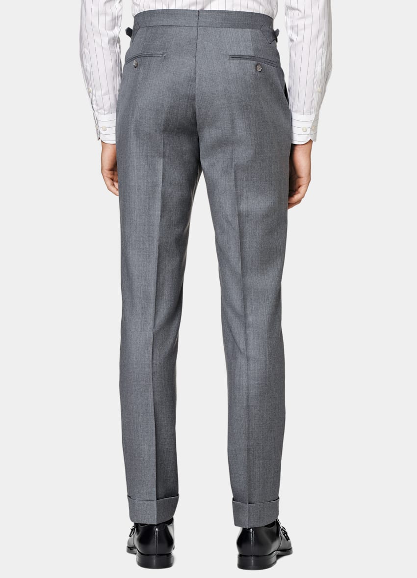 SUITSUPPLY Pure S130's Wool by Vitale Barberis Canonico, Italy Mid Grey Perennial Havana Suit