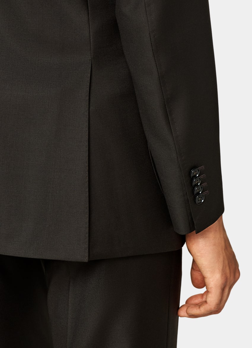 Dark Brown Havana Suit in Pure S110's Wool | SUITSUPPLY US