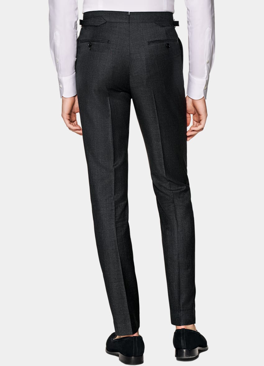 Dark Grey Checked Havana Suit in Pure S110's Wool | SUITSUPPLY US