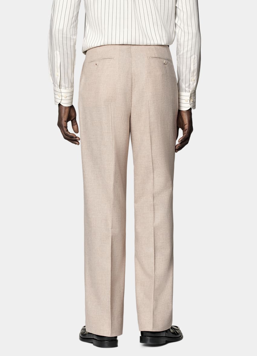 SUITSUPPLY Hiver Laine et cachemire par E.Thomas, Italie Costume Milano coupe Tailored couleur sable