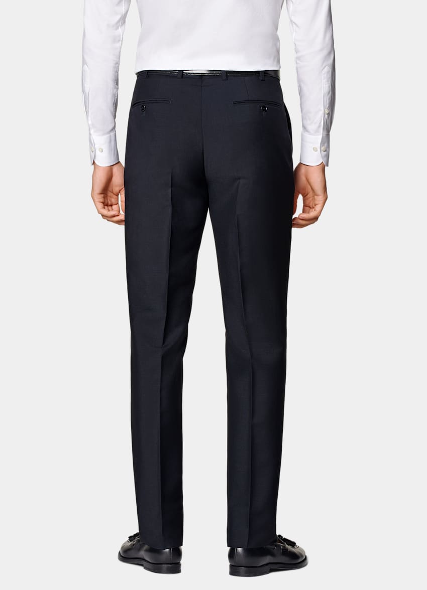 SUITSUPPLY All season Laine et mohair - Vitale Barberis Canonico, Italie Costume Milano coupe Tailored bleu marine