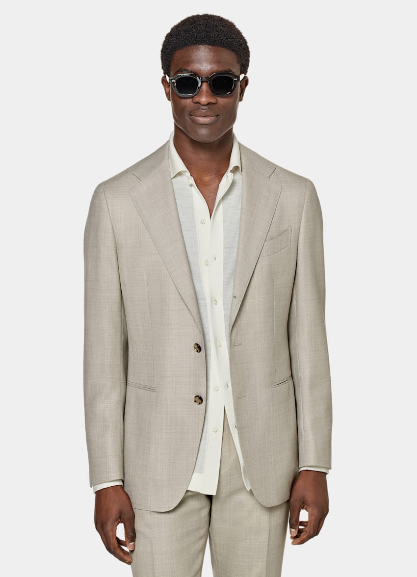 Sand Havana Suit in Pure Wool | SUITSUPPLY US
