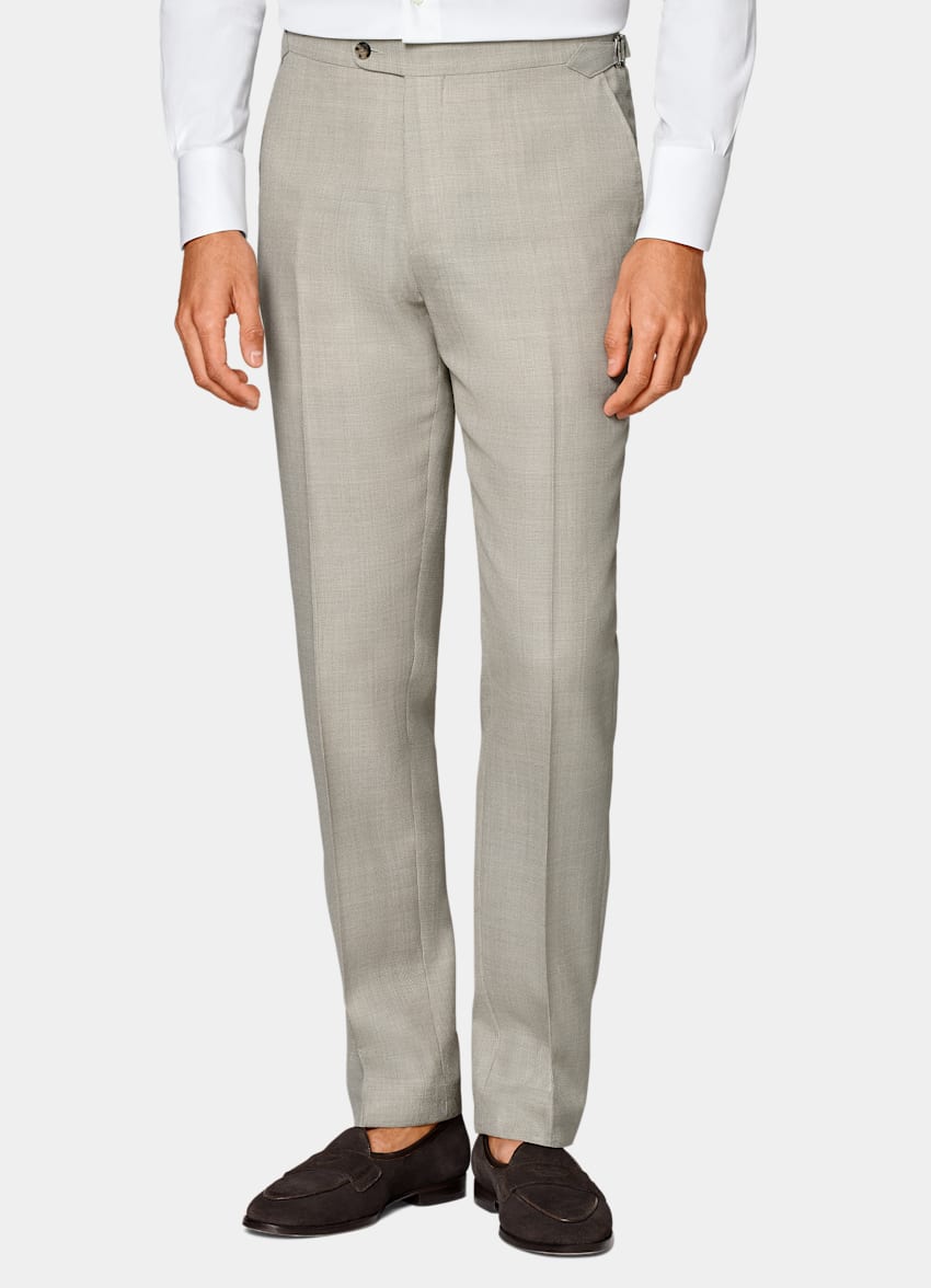 SUITSUPPLY Pure Wool by Vitale Barberis Canonico, Italy Sand Tailored Fit Havana Suit