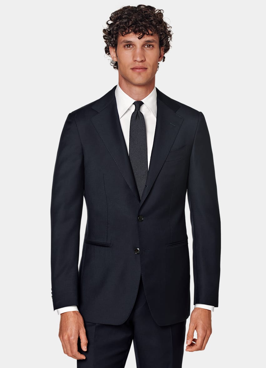 SUITSUPPLY Pure Wool by Reda, Italy Navy Perennial Havana Suit