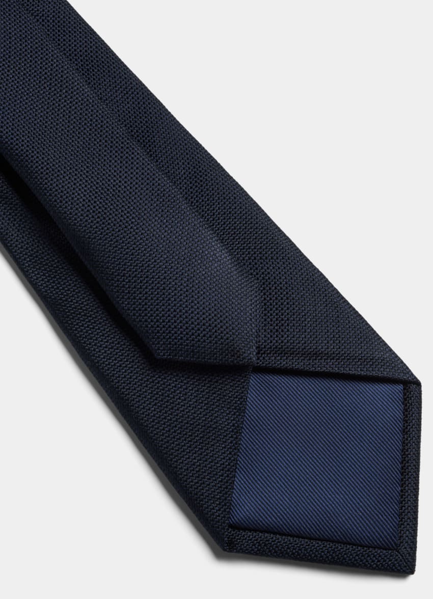 SUITSUPPLY Pure Silk Navy Tie