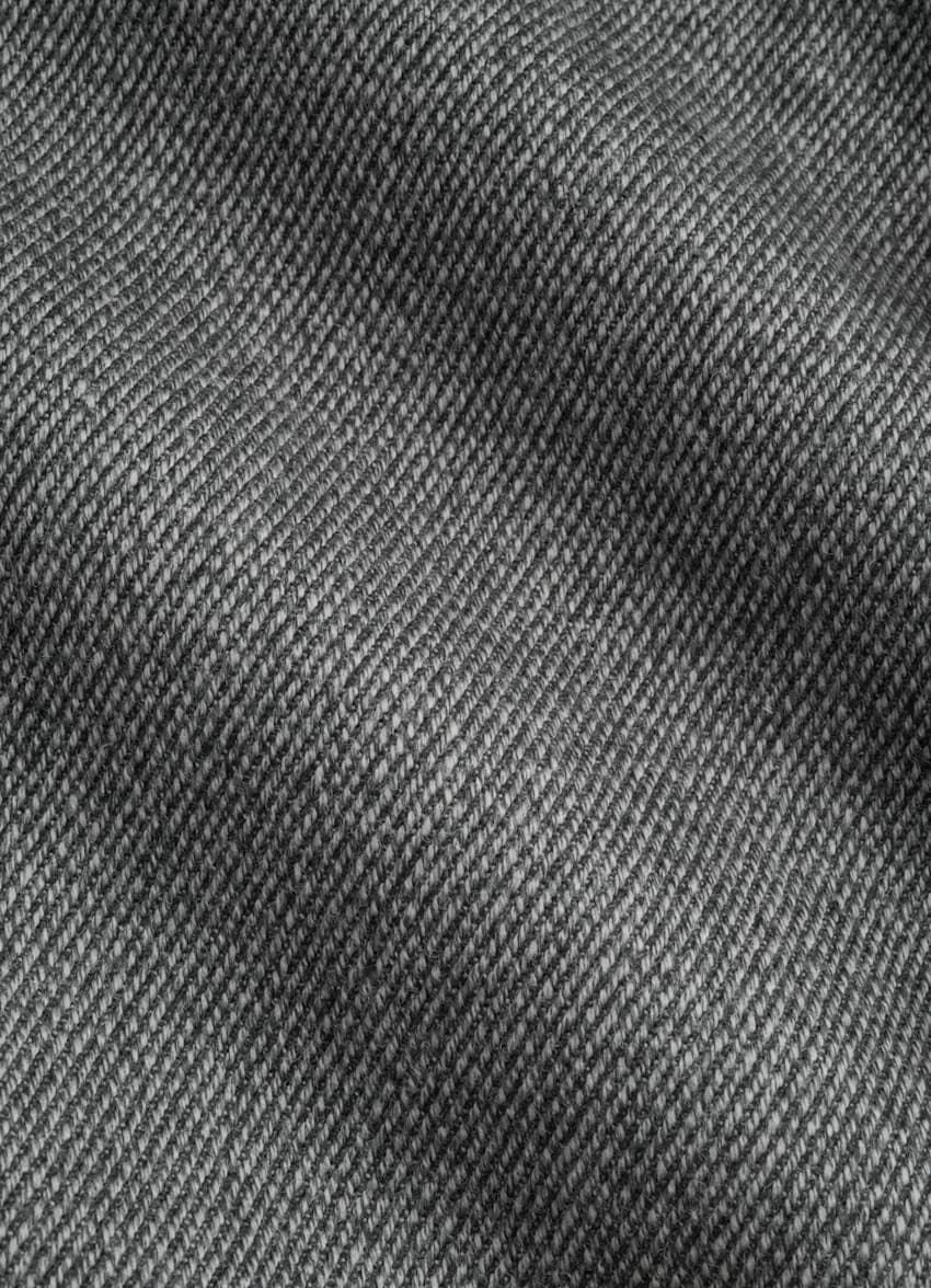 SUITSUPPLY Czysta wełna od E.Thomas, Włochy Spodnie Vigo slim leg tapered szare