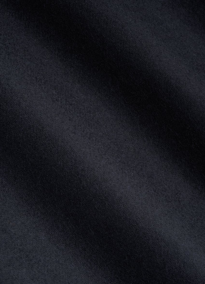 SUITSUPPLY Flanelle de laine circulaire - Vitale Barberis Canonico, Italie Pantalon à pinces Braddon bleu marine