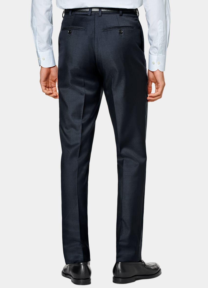 SUITSUPPLY Pure S110's Wool by Vitale Barberis Canonico, Italy Navy Brescia Suit Pants