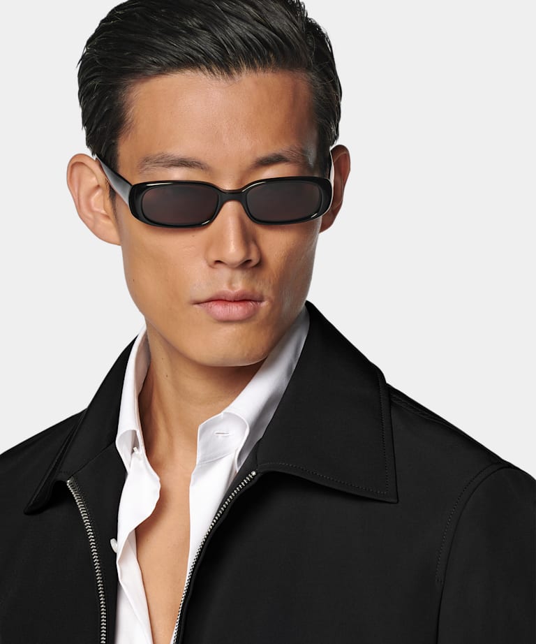 Black Bomber Jacket