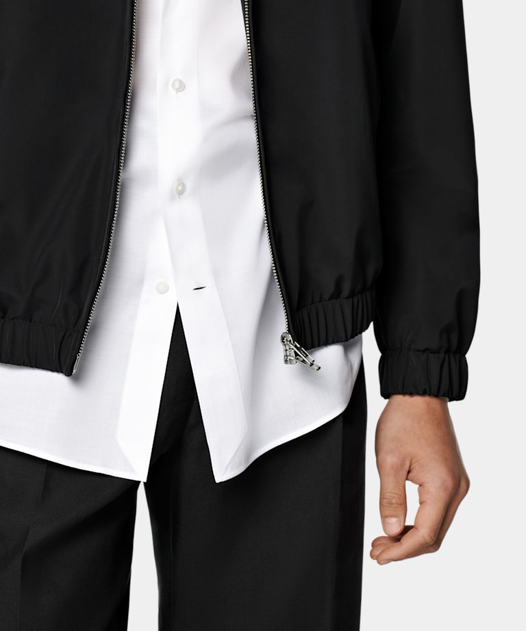 Black Bomber Jacket