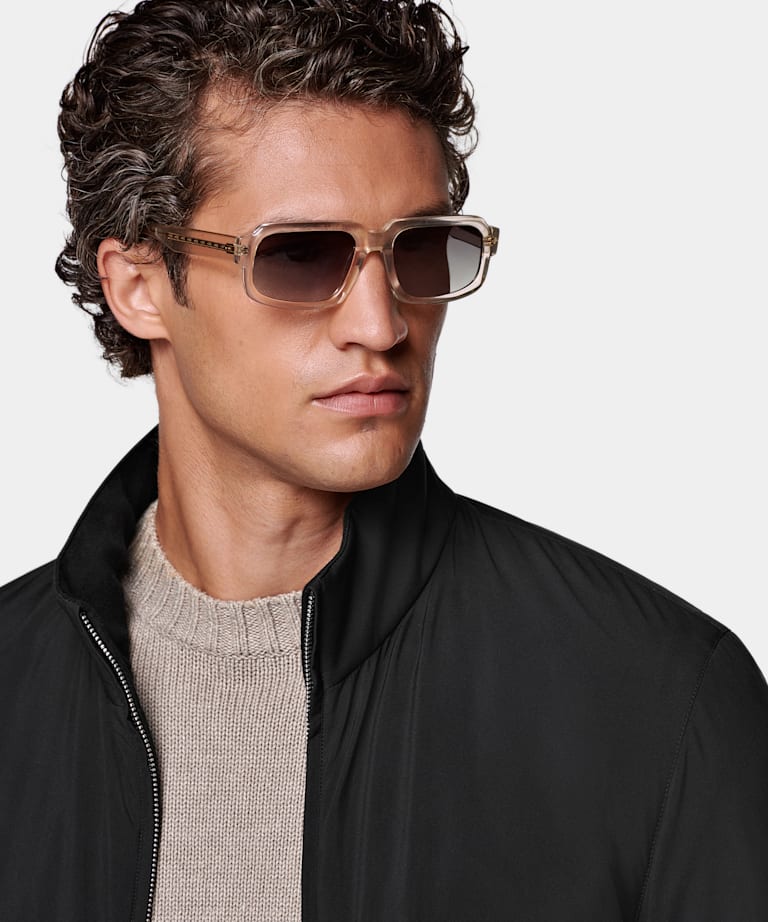 Bomber réversible noir