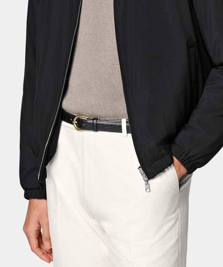 Bomber réversible noir
