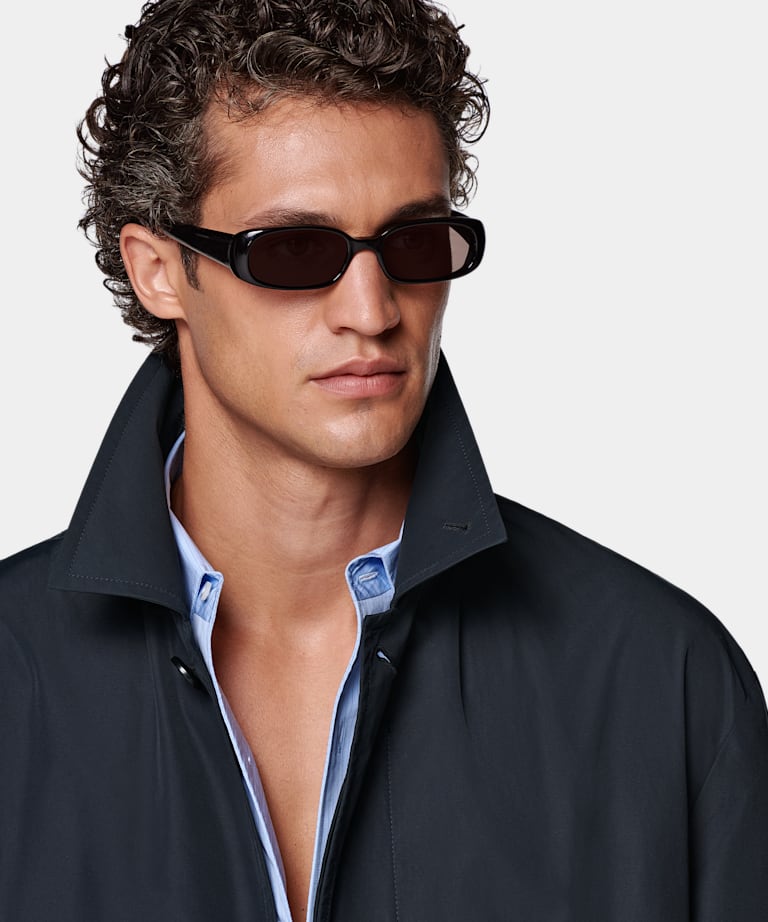 Navy Overcoat
