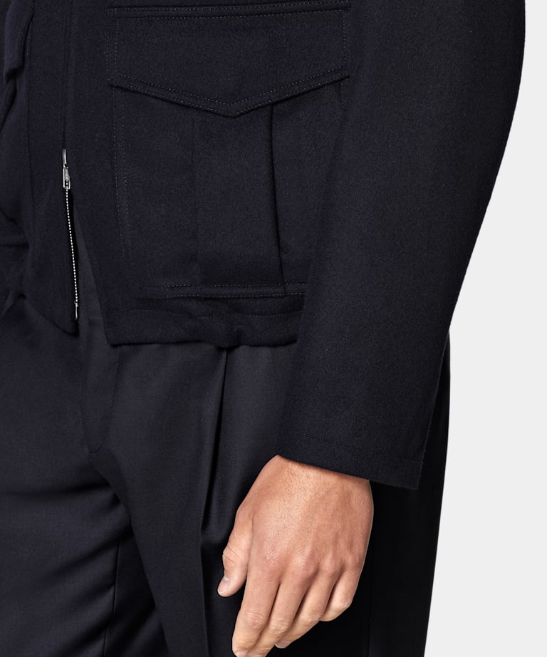 Navy Bomber Jacket