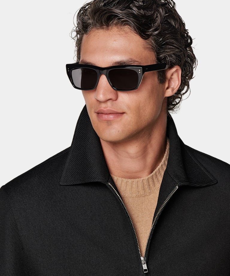 Black Bomber Jacket