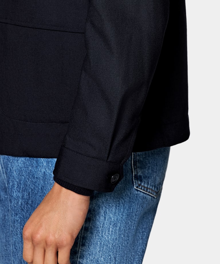 Navy Bomber Jacket
