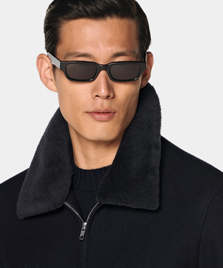 Navy Bomber Jacket