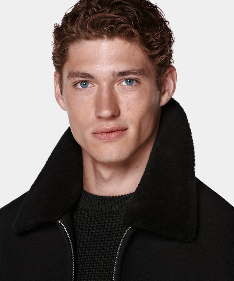 Black Bomber Jacket