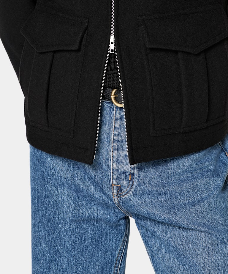 Black Bomber Jacket