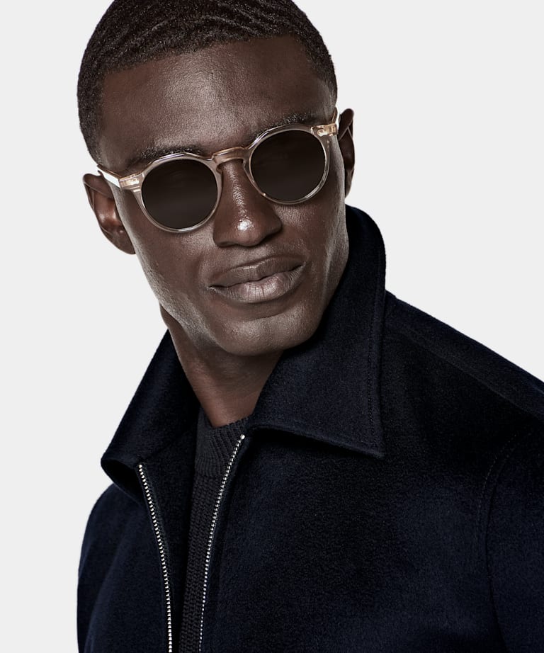Navy Bomber Jacket