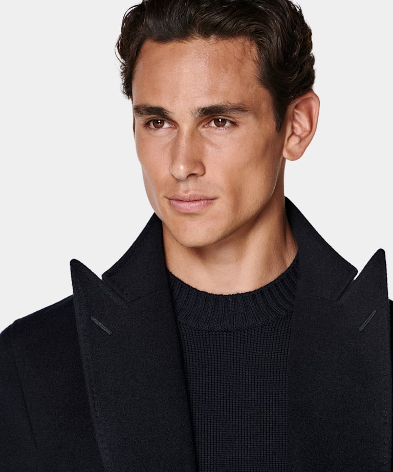 Navy Overcoat