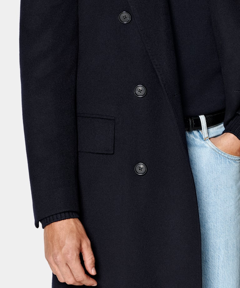 Navy Overcoat