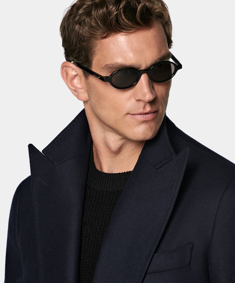 Navy Overcoat