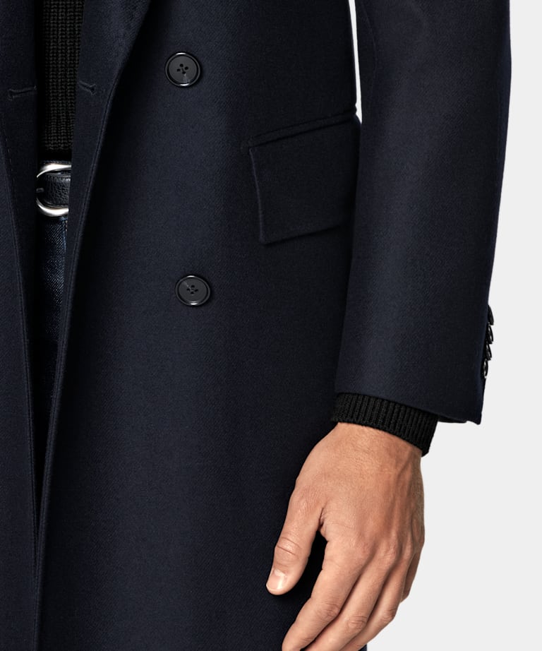 Navy Overcoat