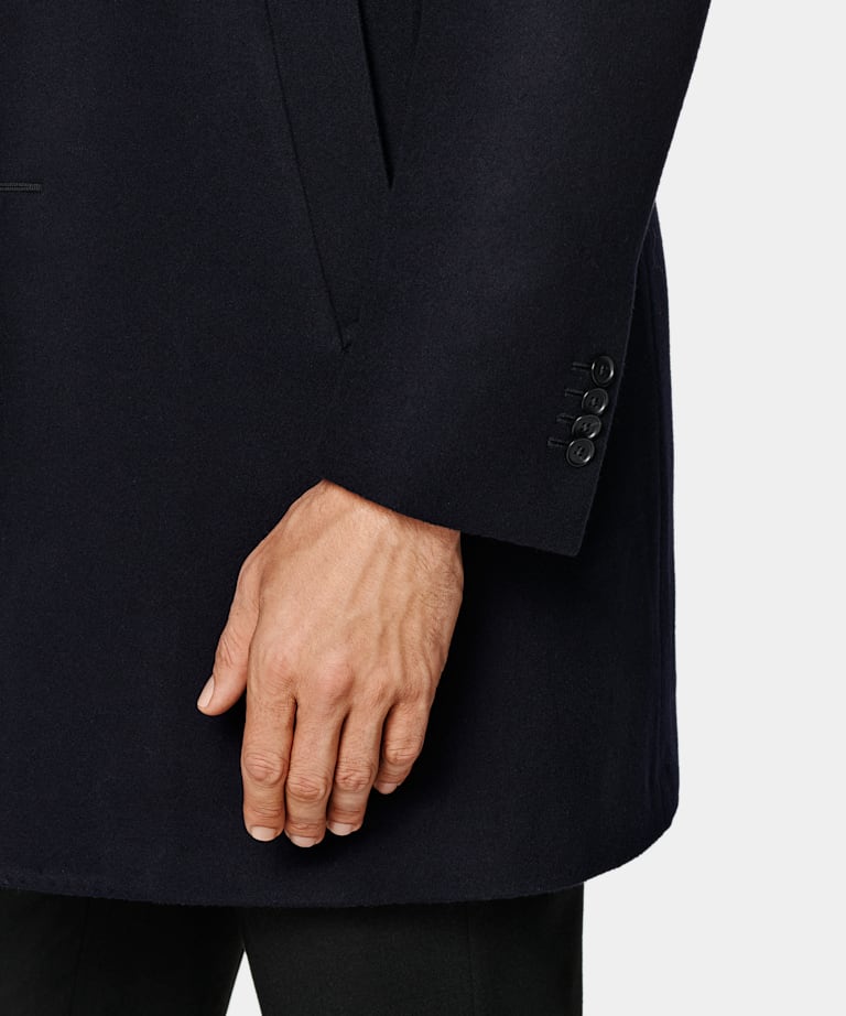 Manteau bleu marine