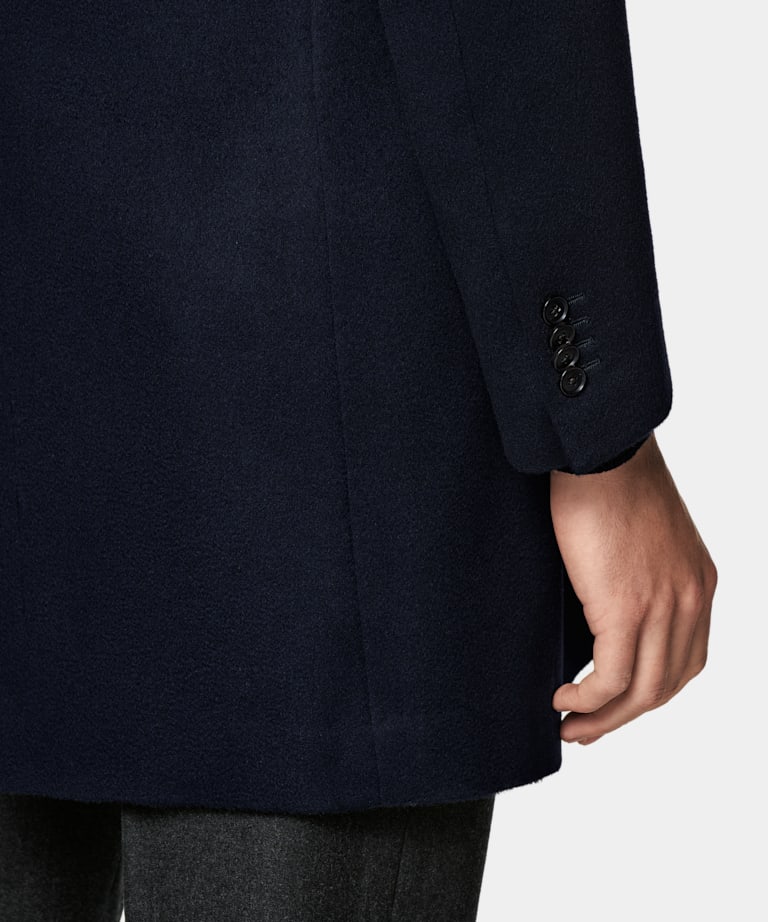 Manteau bleu marine