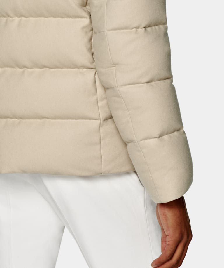 Light Brown Down Jacket