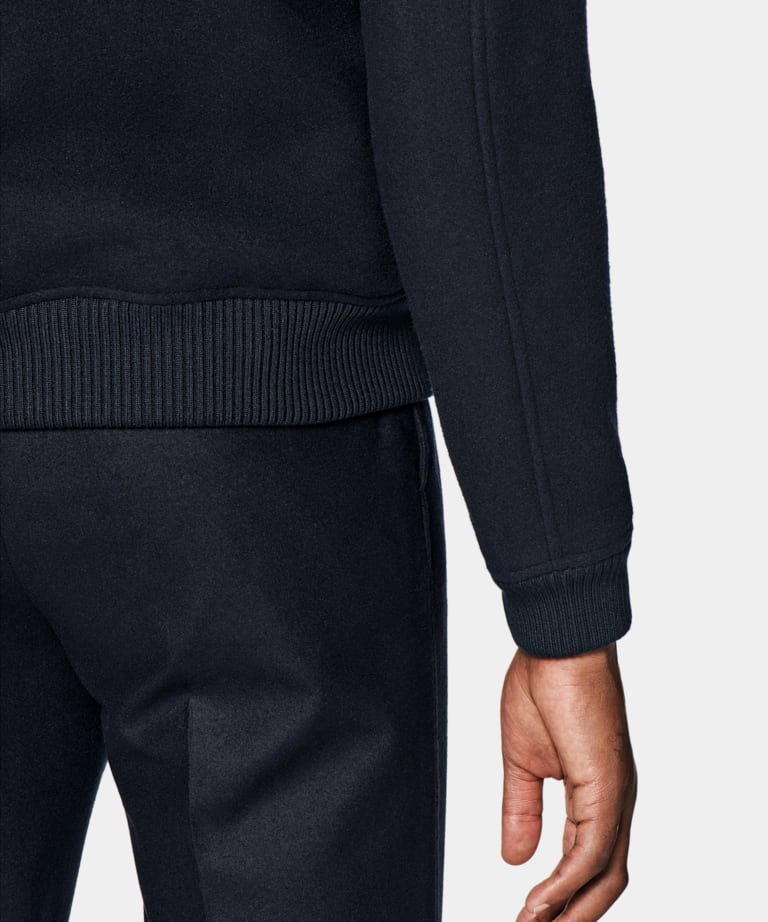 Navy Bomber Jacket