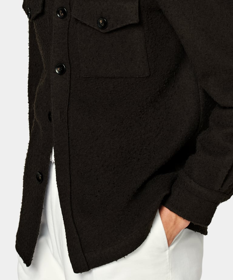 Dark Brown William Shirt-Jacket