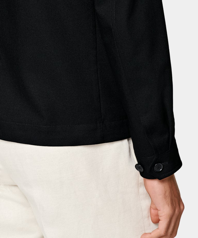 Black Bomber Jacket