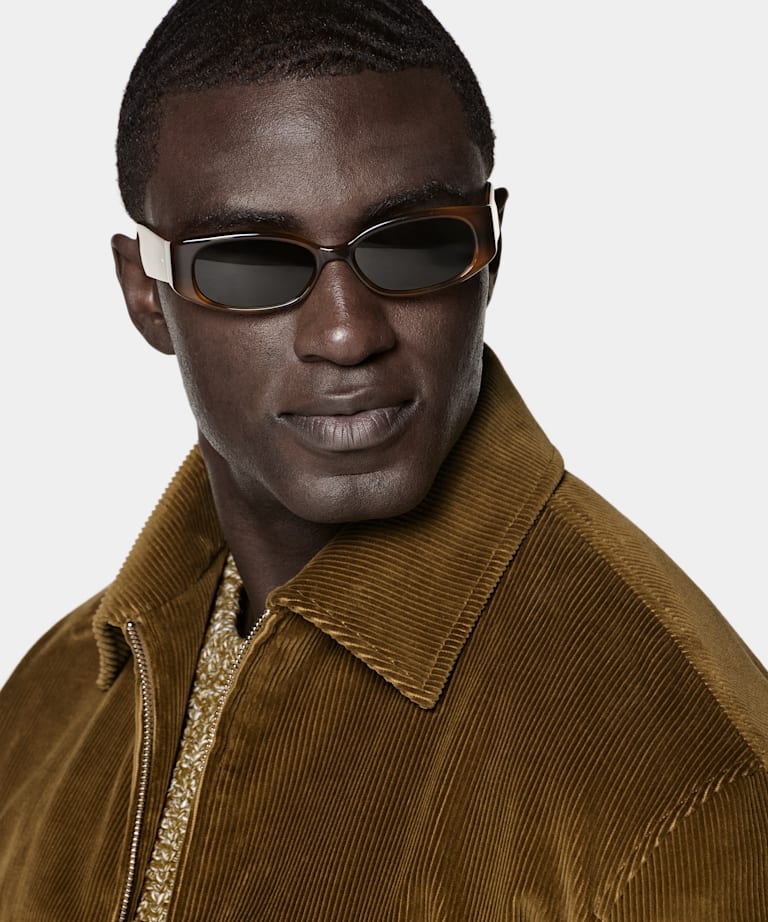 Mid Yellow Bomber Jacket