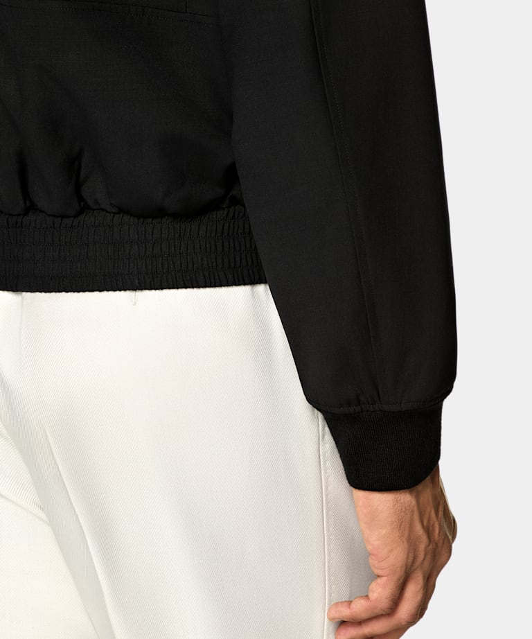 Black Bomber Jacket