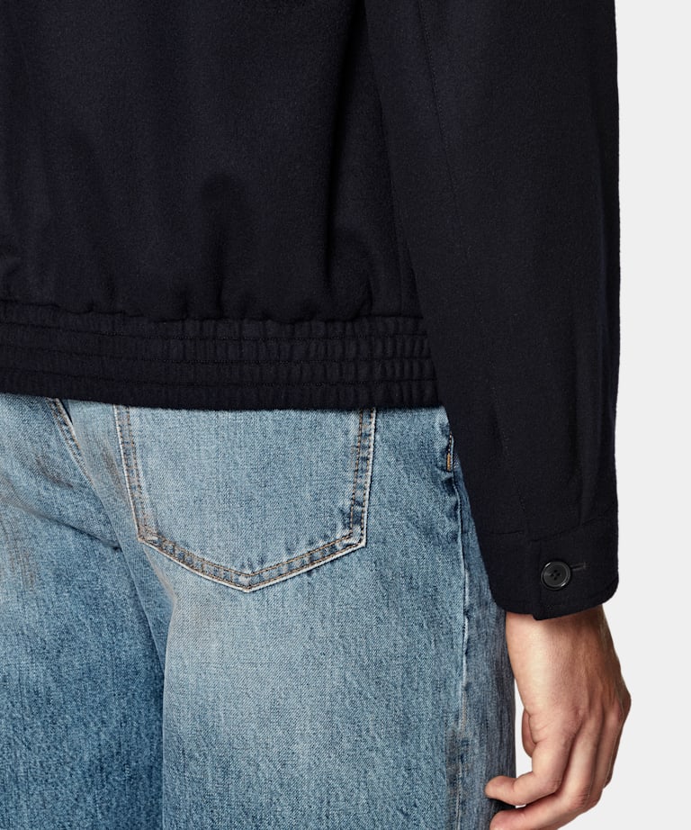 Navy Bomber Jacket