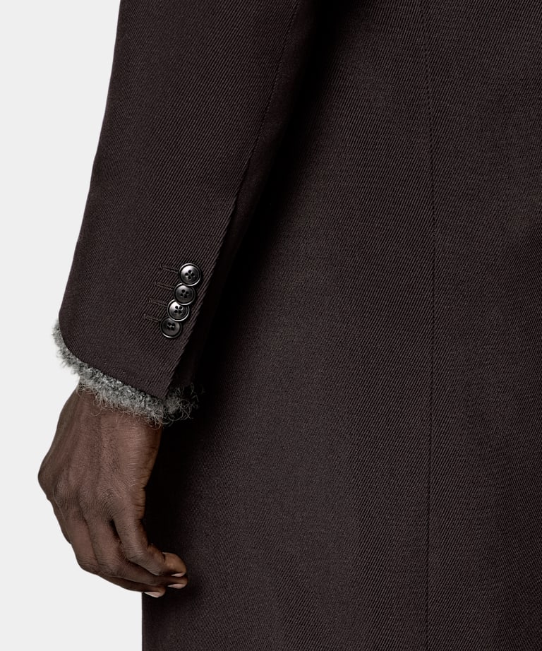 Dark Red Overcoat