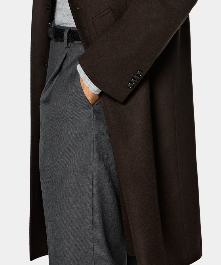 Dark Brown Overcoat