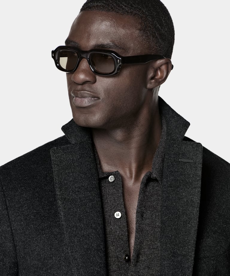 Dark Grey Overcoat