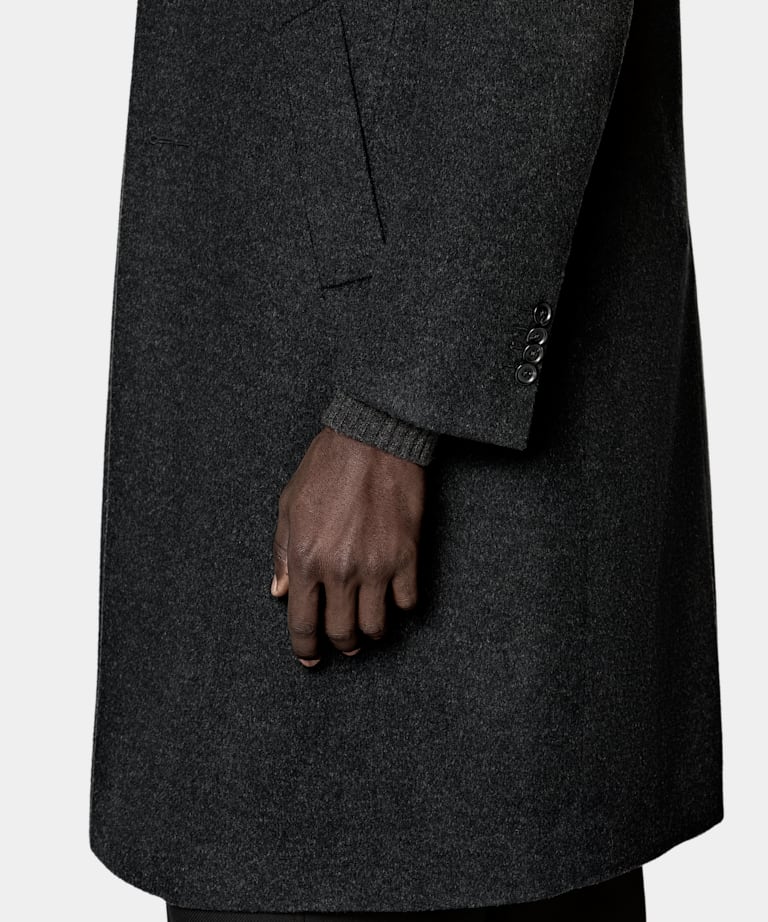 Dark Grey Overcoat