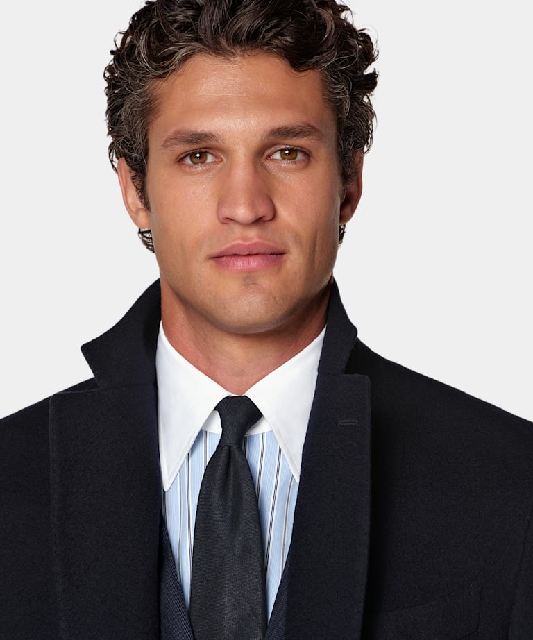 Navy Overcoat