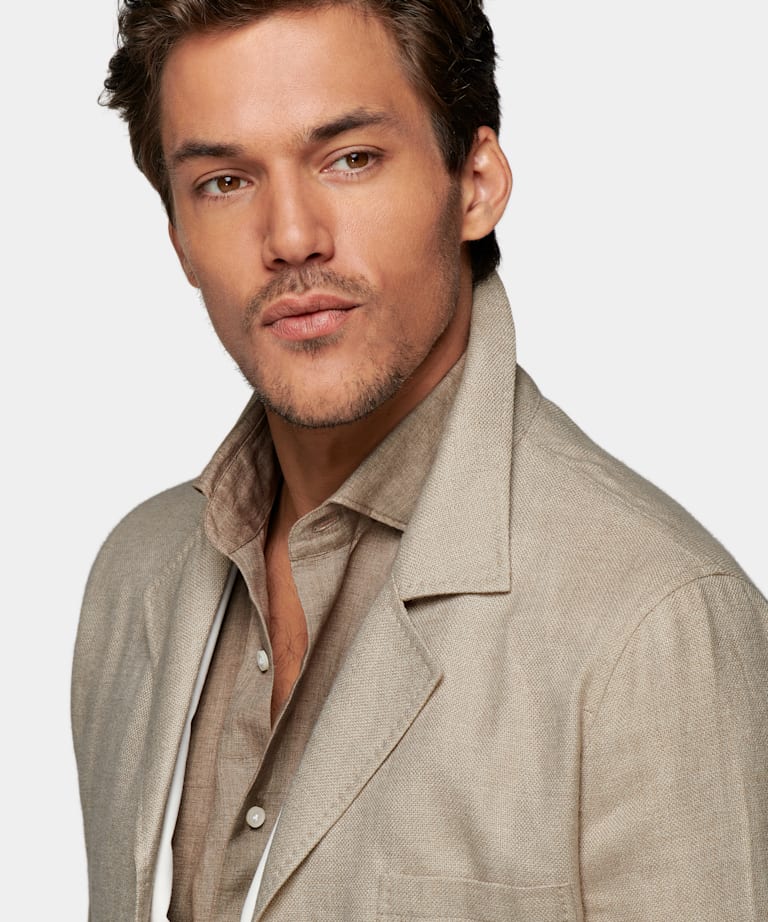 Light Brown Greenwich Shirt-Jacket