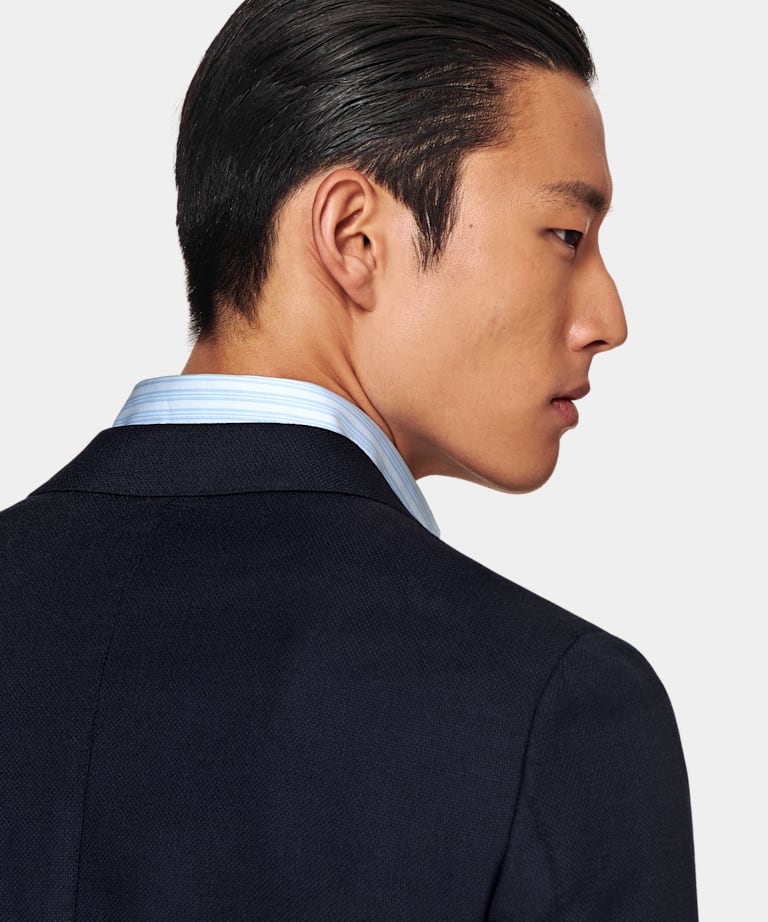 Navy Tailored Fit Havana Blazer