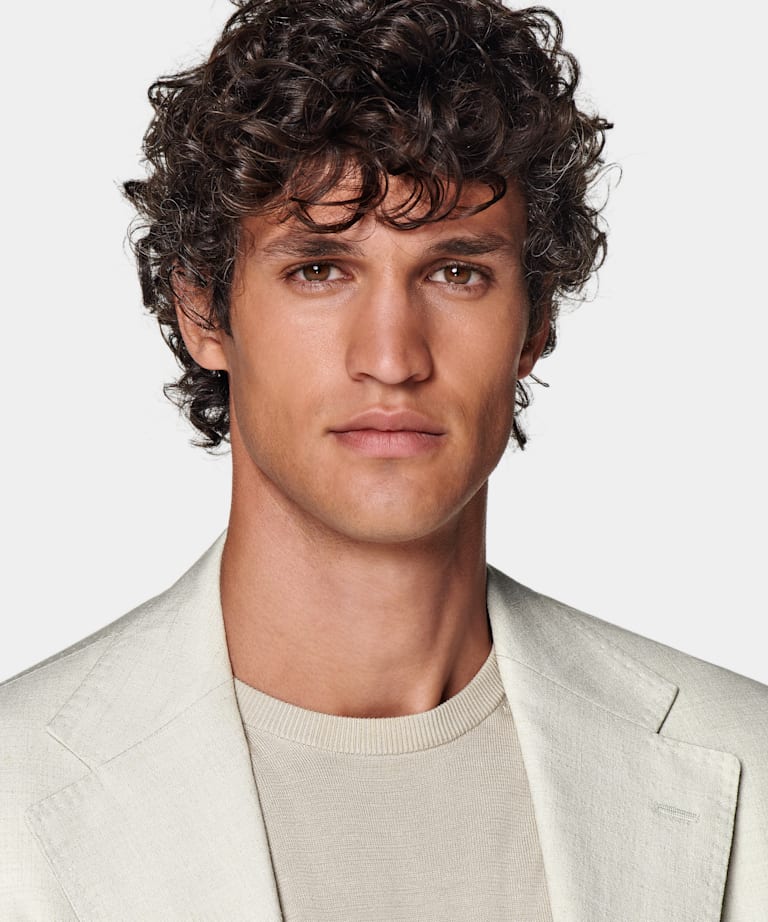 Sand Relaxed Fit Roma Blazer