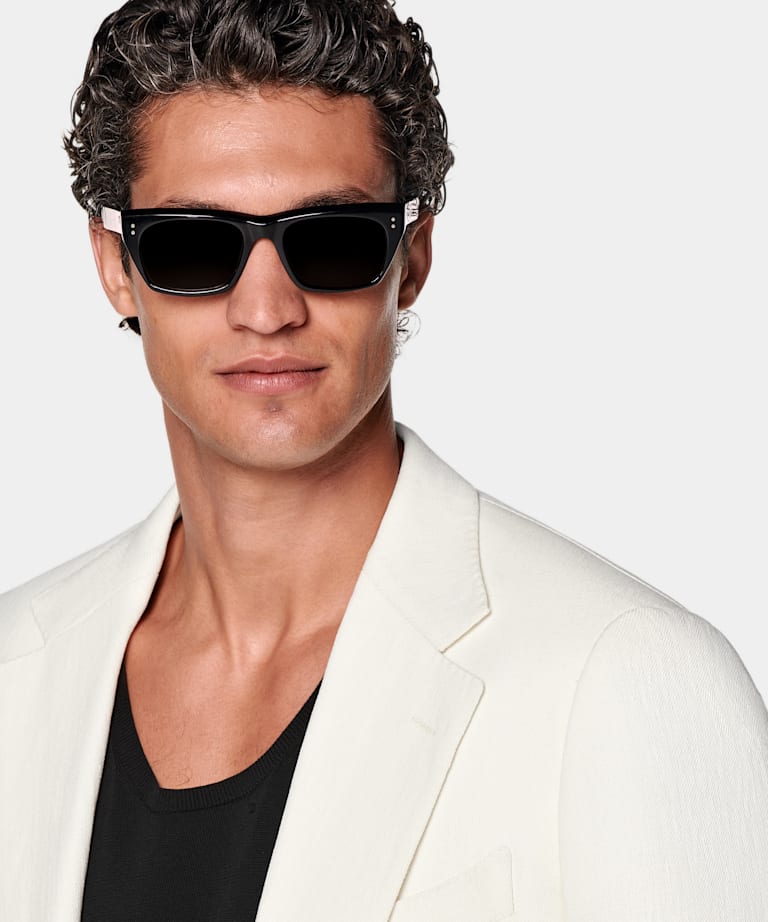 Blazer Milano color crudo corte Tailored