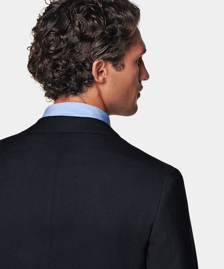 Blazer Havana azul marino corte Tailored