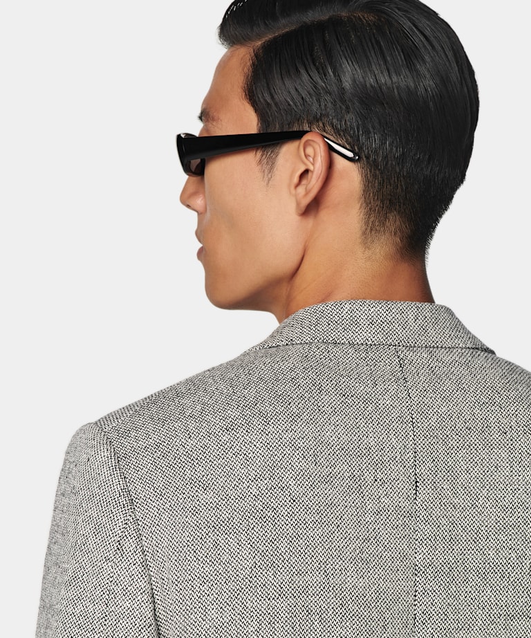 Black Tailored Fit Milano Blazer