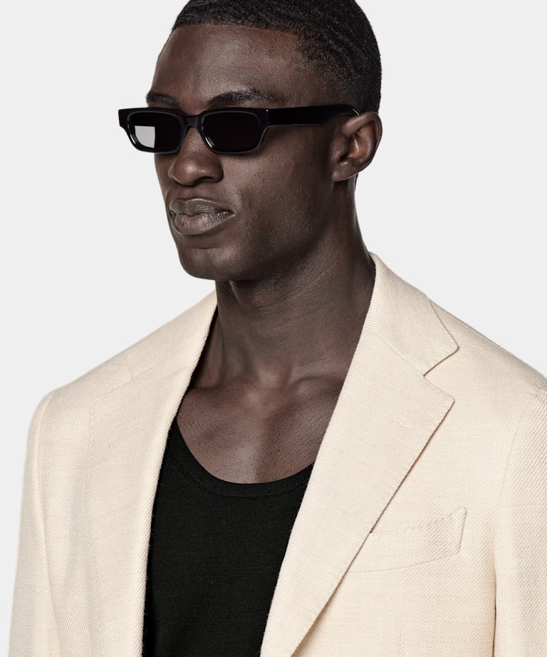 Sand Tailored Fit Havana Blazer